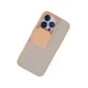 Apple iPhone 13 Pro Kılıf Palm Buzlu Kamera Sürgülü Silikon - Pembe