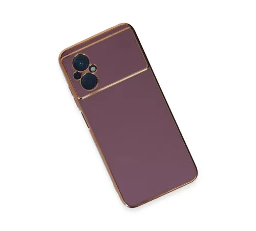 Xiaomi Poco M5 Kılıf Volet Silikon - Mor