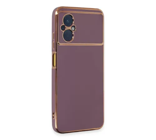 Xiaomi Poco M5 Kılıf Volet Silikon - Mor