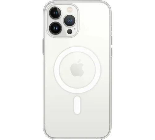 Apple iPhone 15 Pro Max Kılıf Pc Real Magsafe Kapak - Şeffaf