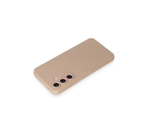 Samsung Galaxy S24 Kılıf Nano içi Kadife Silikon - Pudra