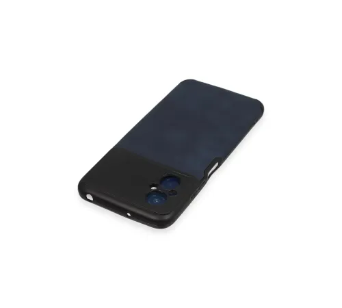 Xiaomi Poco M5 Kılıf Loop Deri Silikon - Lacivert