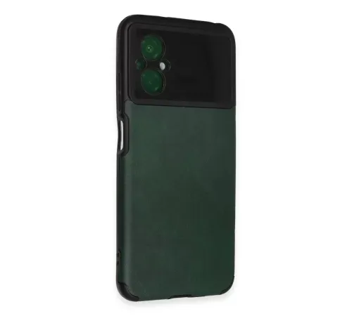 Xiaomi Poco M5 Kılıf Loop Deri Silikon - Yeşil