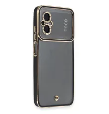 Xiaomi Poco M5 Kılıf Liva Lens Silikon - Siyah