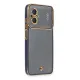 Xiaomi Poco M5 Kılıf Liva Lens Silikon - Mavi