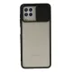 Samsung Galaxy A22 Kılıf Palm Buzlu Kamera Sürgülü Silikon - Siyah