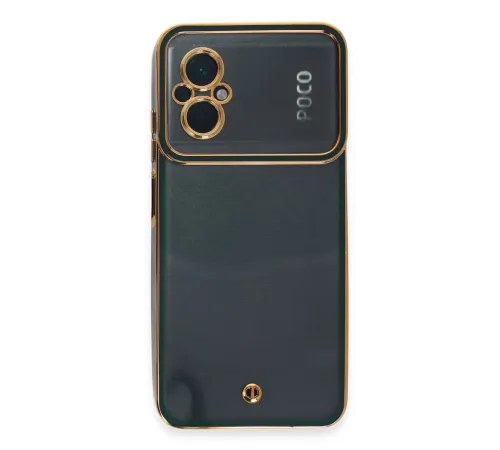 Xiaomi Poco M5 Kılıf Liva Lens Silikon - Yeşil
