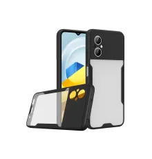 Xiaomi Poco M5 Kılıf Platin Silikon - Siyah