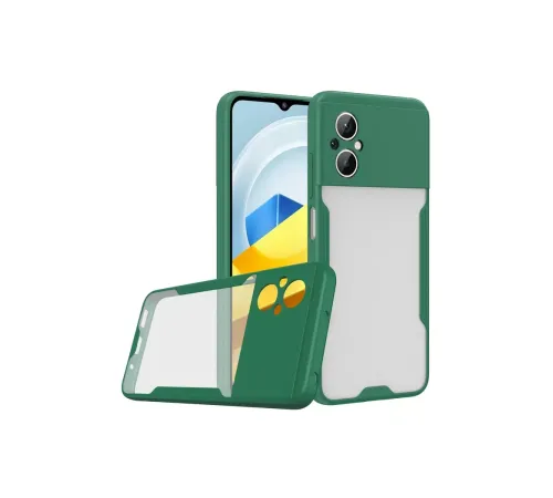 Xiaomi Poco M5 Kılıf Platin Silikon - Yeşil