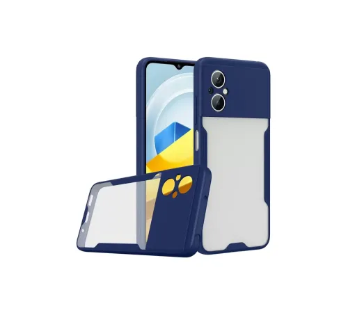 Xiaomi Poco M5 Kılıf Platin Silikon - Lacivert