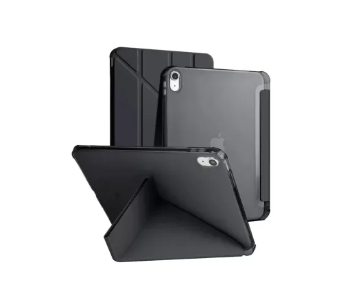 Apple iPad 2022 10.9 (10.nesil) Kılıf Kalemlikli Mars Tablet Kılıfı - Siyah