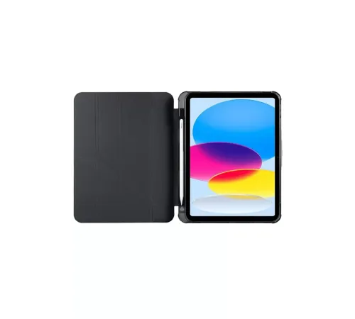 Apple iPad 2022 10.9 (10.nesil) Kılıf Kalemlikli Mars Tablet Kılıfı - Siyah