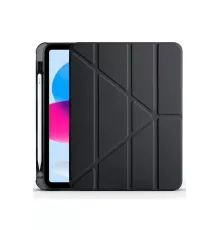 Apple iPad 2022 10.9 (10.nesil) Kılıf Kalemlikli Mars Tablet Kılıfı - Siyah