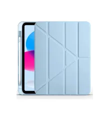 Apple iPad 2022 10.9 (10.nesil) Kılıf Kalemlikli Mars Tablet Kılıfı - Mavi