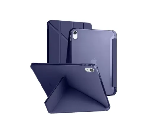 Apple iPad 2022 10.9 (10.nesil) Kılıf Kalemlikli Mars Tablet Kılıfı - Lacivert