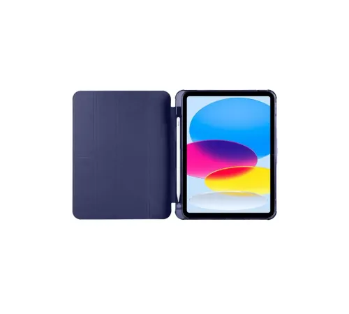 Apple iPad 2022 10.9 (10.nesil) Kılıf Kalemlikli Mars Tablet Kılıfı - Lacivert