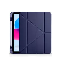 Apple iPad 2022 10.9 (10.nesil) Kılıf Kalemlikli Mars Tablet Kılıfı - Lacivert