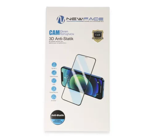 Samsung Galaxy A10S 3D Antistatik Cam Ekran Koruyucu