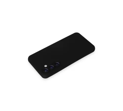 Samsung Galaxy S24 Plus Kılıf Nano içi Kadife Silikon - Siyah