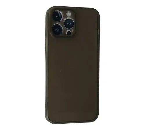 Apple iPhone 13 Pro Kılıf PP Ultra İnce Kapak - Gri