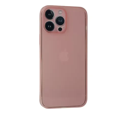 Apple iPhone 13 Pro Kılıf PP Ultra İnce Kapak - Pembe