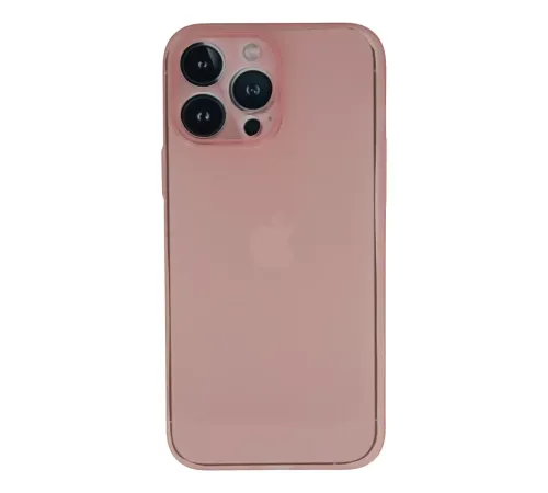Apple iPhone 13 Pro Kılıf PP Ultra İnce Kapak - Pembe