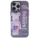 Apple iPhone 14 Pro Max Kılıf Desenli Kapak - Mor - 1