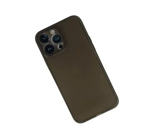 Apple iPhone 13 Pro Max Kılıf PP Ultra İnce Kapak - Gri