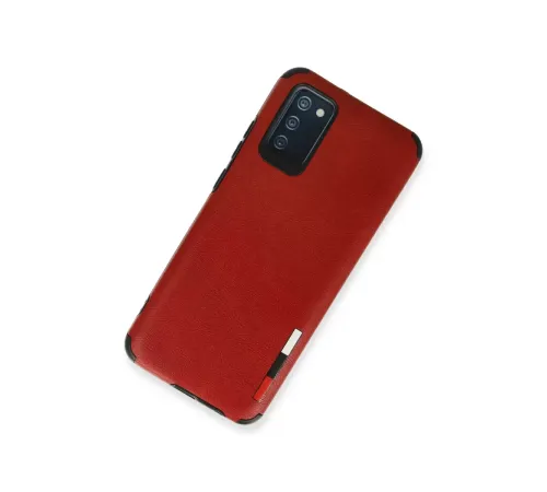 Samsung Galaxy A03S Kılıf Loop Deri Silikon - Kırmızı