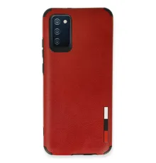 Samsung Galaxy A03S Kılıf Loop Deri Silikon - Kırmızı