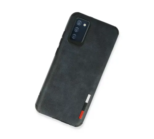 Samsung Galaxy A03S Kılıf Loop Deri Silikon - Lacivert