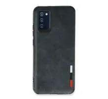 Samsung Galaxy A03S Kılıf Loop Deri Silikon - Lacivert
