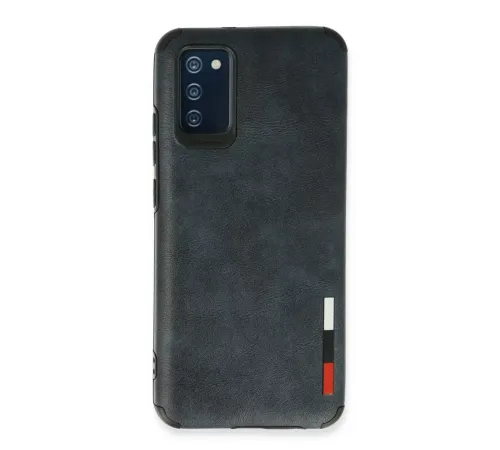 Samsung Galaxy A03S Kılıf Loop Deri Silikon - Lacivert