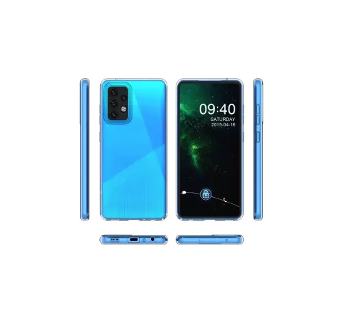 Samsung Galaxy A03S Kılıf Lüx Şeffaf Silikon