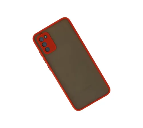 Samsung Galaxy A03S Kılıf Montreal Silikon Kapak - Kırmızı