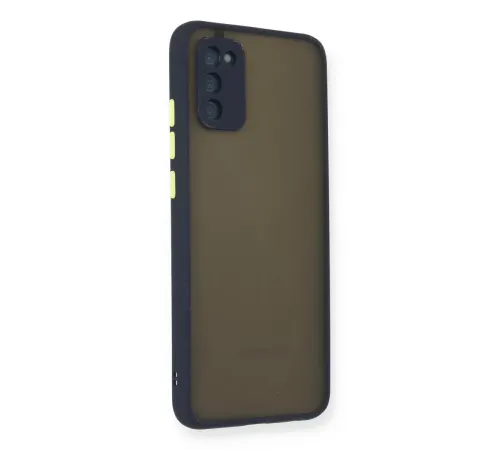 Samsung Galaxy A03S Kılıf Montreal Silikon Kapak - Lacivert