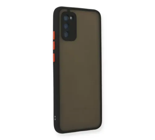 Samsung Galaxy A03S Kılıf Montreal Silikon Kapak - Siyah