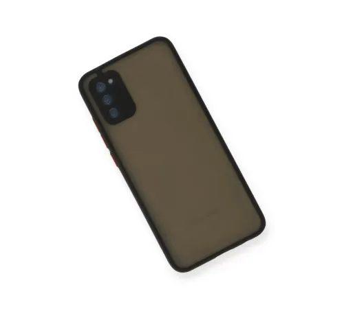 Samsung Galaxy A03S Kılıf Montreal Silikon Kapak - Siyah