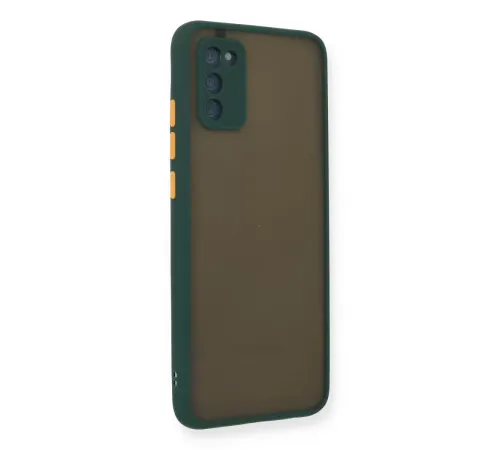 Samsung Galaxy A03S Kılıf Montreal Silikon Kapak - Yeşil