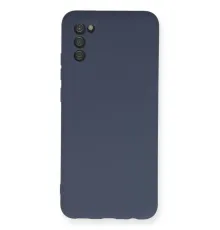 Samsung Galaxy A03S Kılıf Nano içi Kadife Silikon - Gri