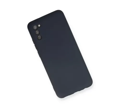 Samsung Galaxy A03S Kılıf Nano içi Kadife Silikon - Lacivert