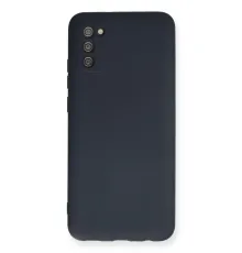 Samsung Galaxy A03S Kılıf Nano içi Kadife Silikon - Lacivert