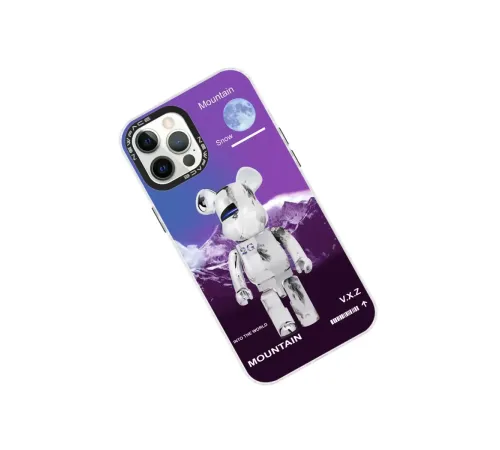 Apple iPhone 12 Pro Max Kılıf Estoril Desenli Kapak - Estoril - 8