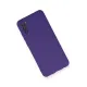 Samsung Galaxy A03S Kılıf Nano içi Kadife Silikon - Mor