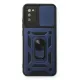 Samsung Galaxy A03S Kılıf Pars Lens Yüzüklü Silikon - Lacivert