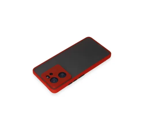 Xiaomi Mi 13T Pro Kılıf Montreal Silikon Kapak - Kırmızı