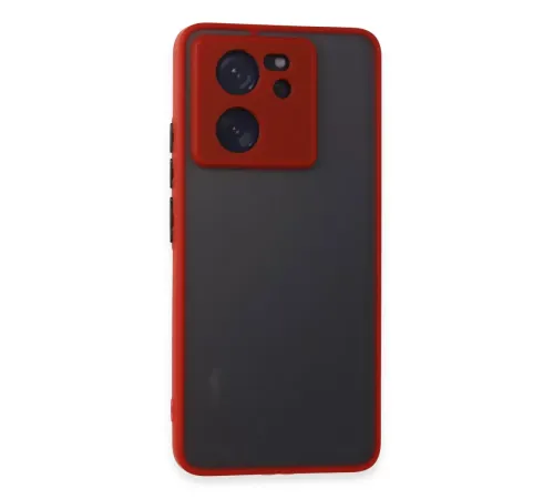 Xiaomi Mi 13T Pro Kılıf Montreal Silikon Kapak - Kırmızı
