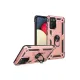 Samsung Galaxy A03S Kılıf Sofya Yüzüklü Silikon Kapak - Rose