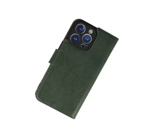 Apple iPhone 13 Pro Max Kılıf Trend S Plus Kapaklı Kılıf - Yeşil