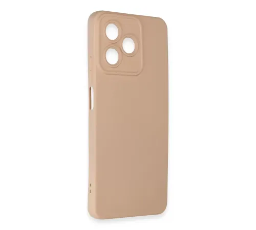 Realme C53 Kılıf Nano içi Kadife Silikon - Pudra